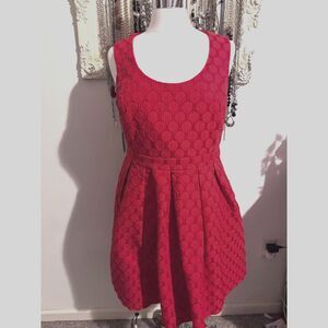 Eva Mendes NY&Co red sleeveless dress